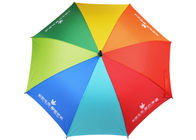 Fácil lleve el paraguas del golf del arco iris, paraguas del golf de la prueba de la tormenta para el negocio del viaje proveedor