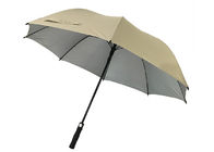 Diseño modificado para requisitos particulares eje de aluminio plegable del logotipo del paraguas del golf de la manija de Eva proveedor