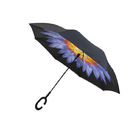 La capa doble del marco fuerte invirtió diseño modificado para requisitos particulares paraguas del logotipo 23 pulgadas proveedor