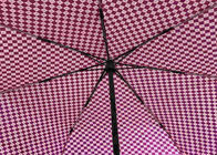 El OEM pliega el paraguas, metal plegable de los paraguas del uno mismo con el eje de la fibra de vidrio proveedor
