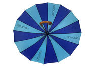 Paraguas de madera del palillo de la forma de J, eje de madera del negro de la manija del paraguas de Raines proveedor