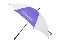 El blanco púrpura imprimió el eje plástico del metal de la manija 10m m del gancho de los paraguas del golf proveedor