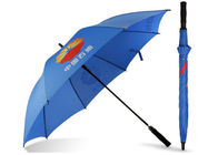 Paraguas a prueba de viento azules del golf, resistente de agua promocional de los paraguas del golf proveedor