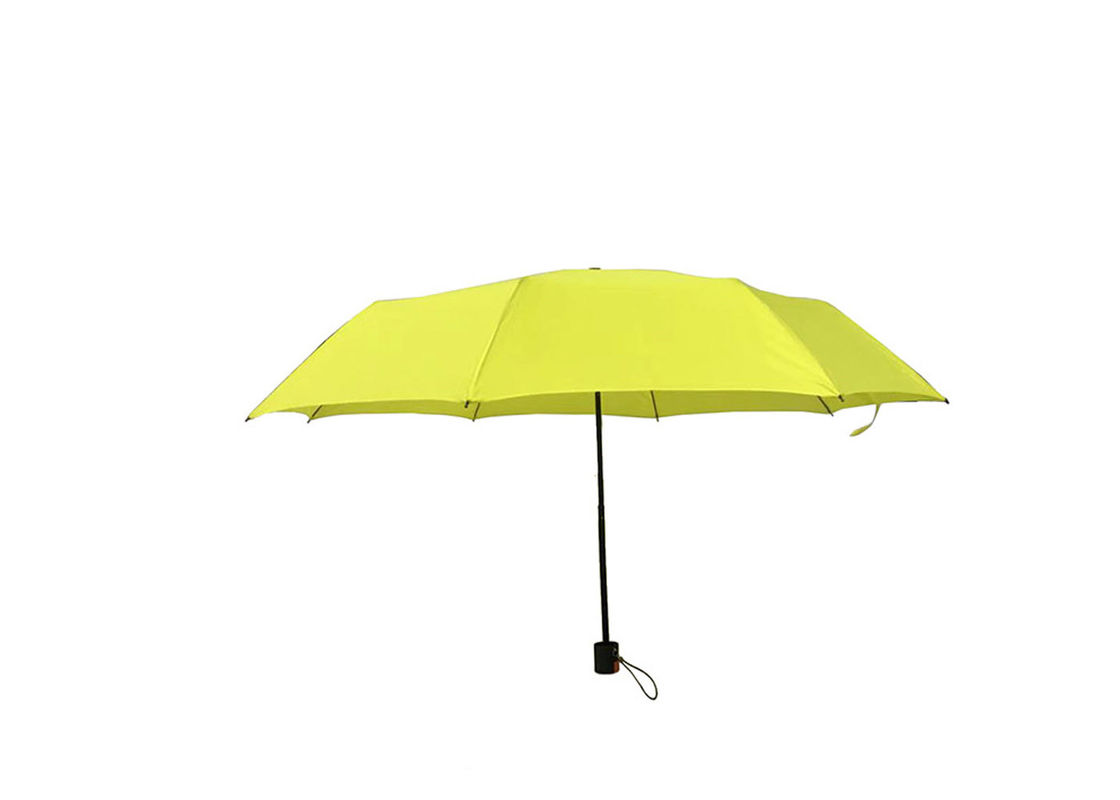 Amarillo pliegue el paraguas, marco fuerte plegable ligero del paraguas proveedor